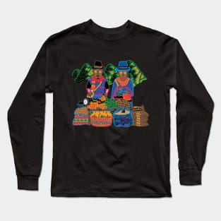 SILVIA MARKET GUAMBIANO SOUTH AMERICA COLOMBIA - full colour Long Sleeve T-Shirt